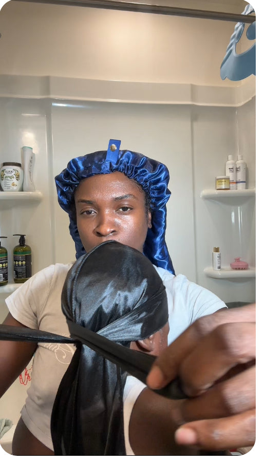Bonnet &  toddler durag combo