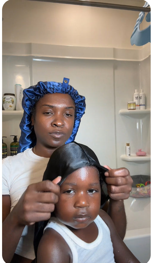 Bonnet &  toddler durag combo