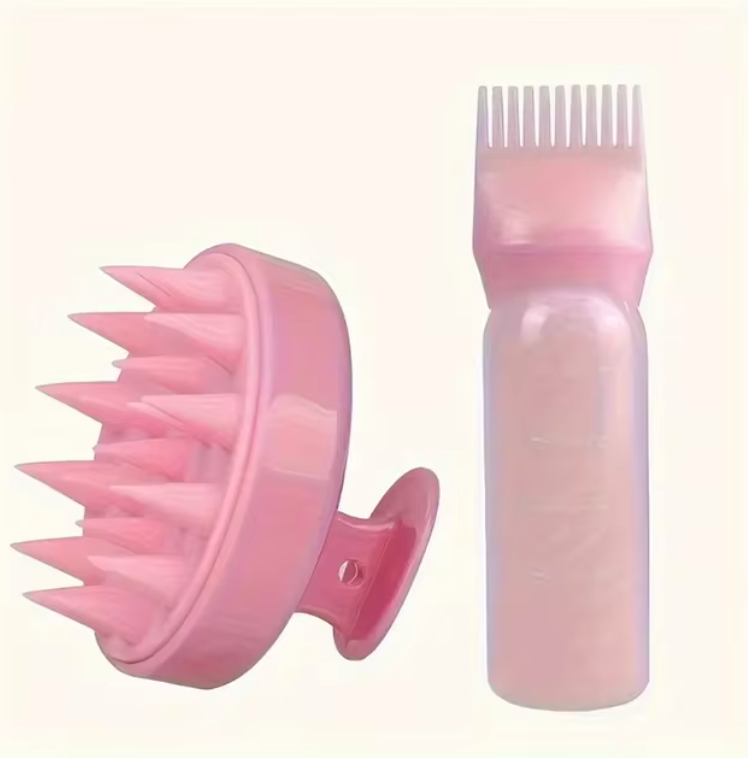 Knotless Kay Squeeze Comb/ Free Massage Brush included