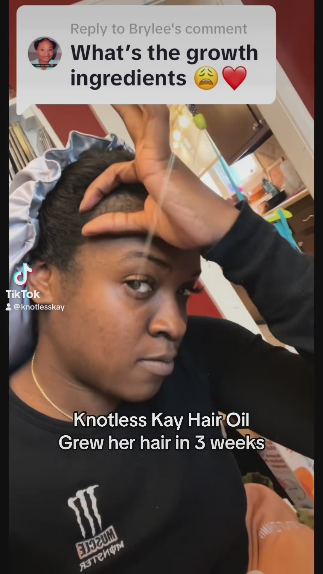 Knotless Kay Length Without Limits growth Oil