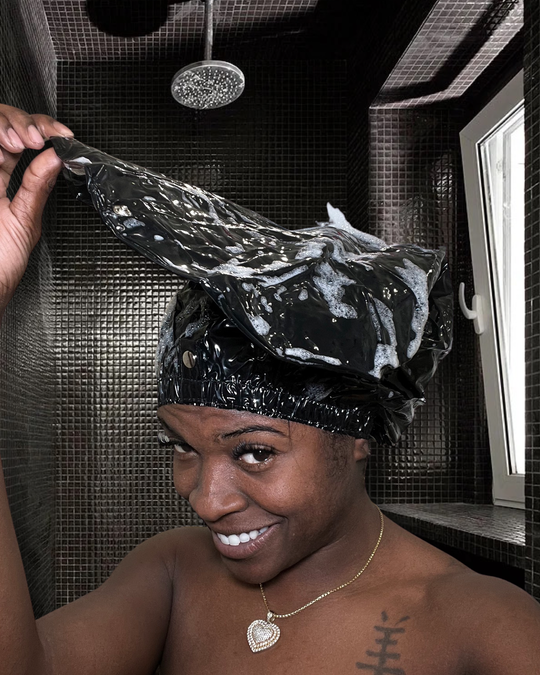 Knotless Kay Extra XL Shower Cap